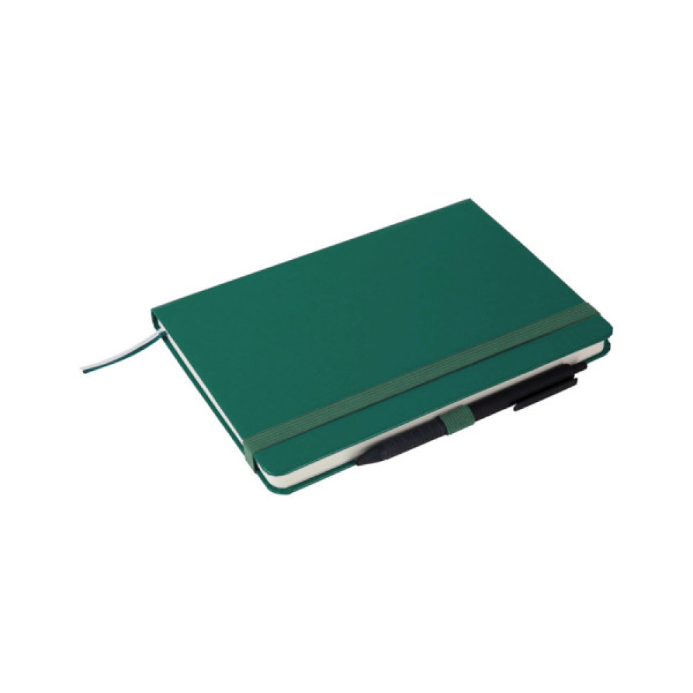 Книга записна Axent Partner 125x195 мм 96 аркушів, клітинка зелений ліс (8201-61-A)