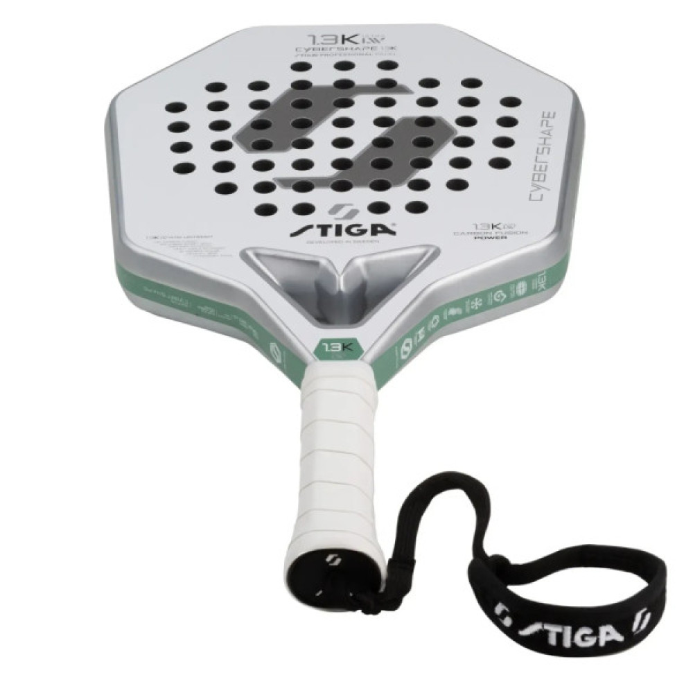 Ракетка для падел тенісу Stiga Racket 1.3K Ultra LW Cybershape (2203-1829-03) (931519)