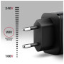 Зарядний пристрій AXAGON 1xUSB-C PD67W + 1xUSB QC4+ PPS display gray (ACU-PQ67D)