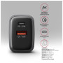 Зарядний пристрій AXAGON 1xUSB-C PD67W + 1xUSB QC4+ PPS display gray (ACU-PQ67D)