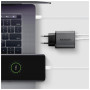 Зарядний пристрій AXAGON 1xUSB-C PD67W + 1xUSB QC4+ PPS display gray (ACU-PQ67D)