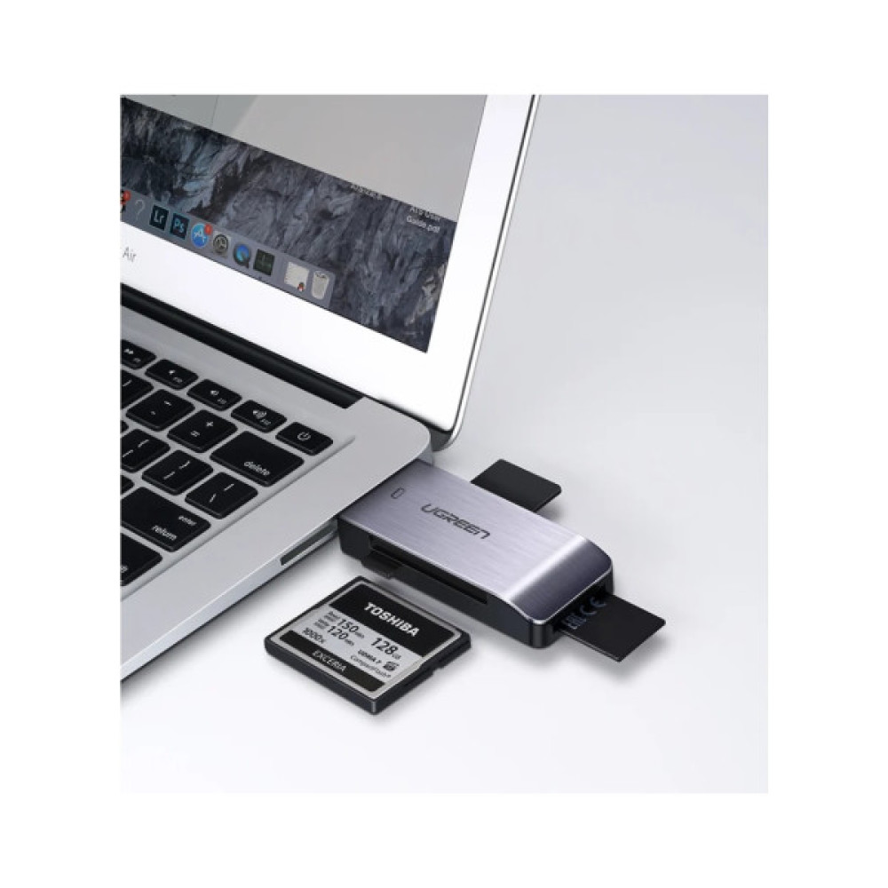 Зчитувач флеш-карт USB-A 3.0 to TF/SD/CF/MS Multifunction Card Reader Multi-Read Ugreen (50541)