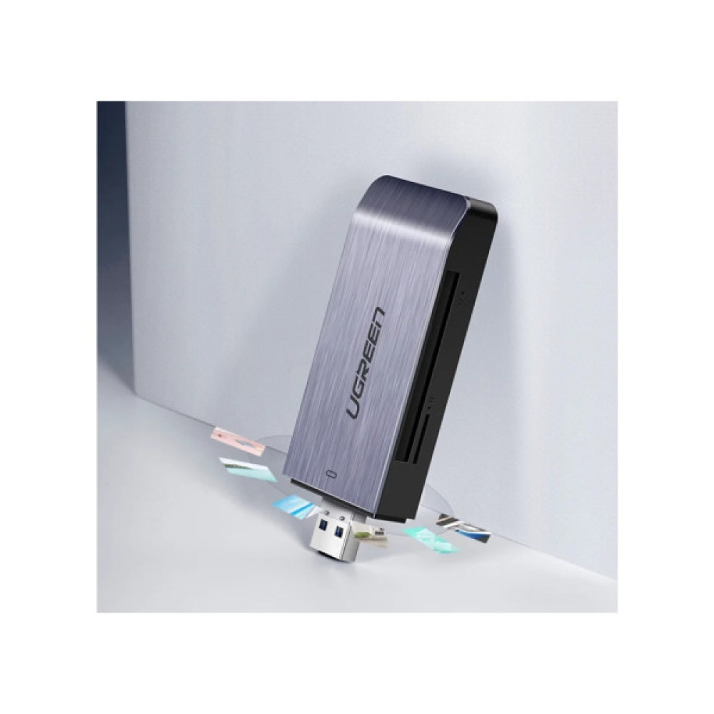 Зчитувач флеш-карт USB-A 3.0 to TF/SD/CF/MS Multifunction Card Reader Multi-Read Ugreen (50541)