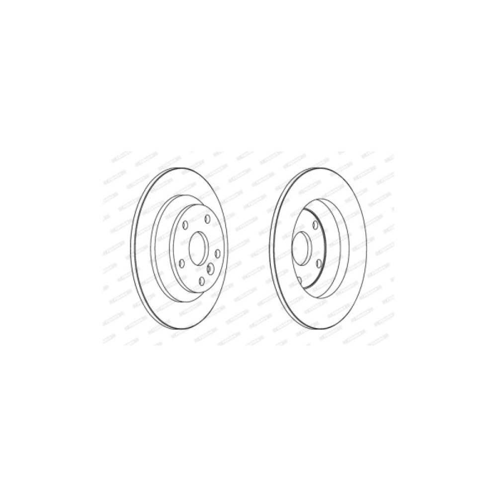 Гальмівний диск FERODO DDF1616