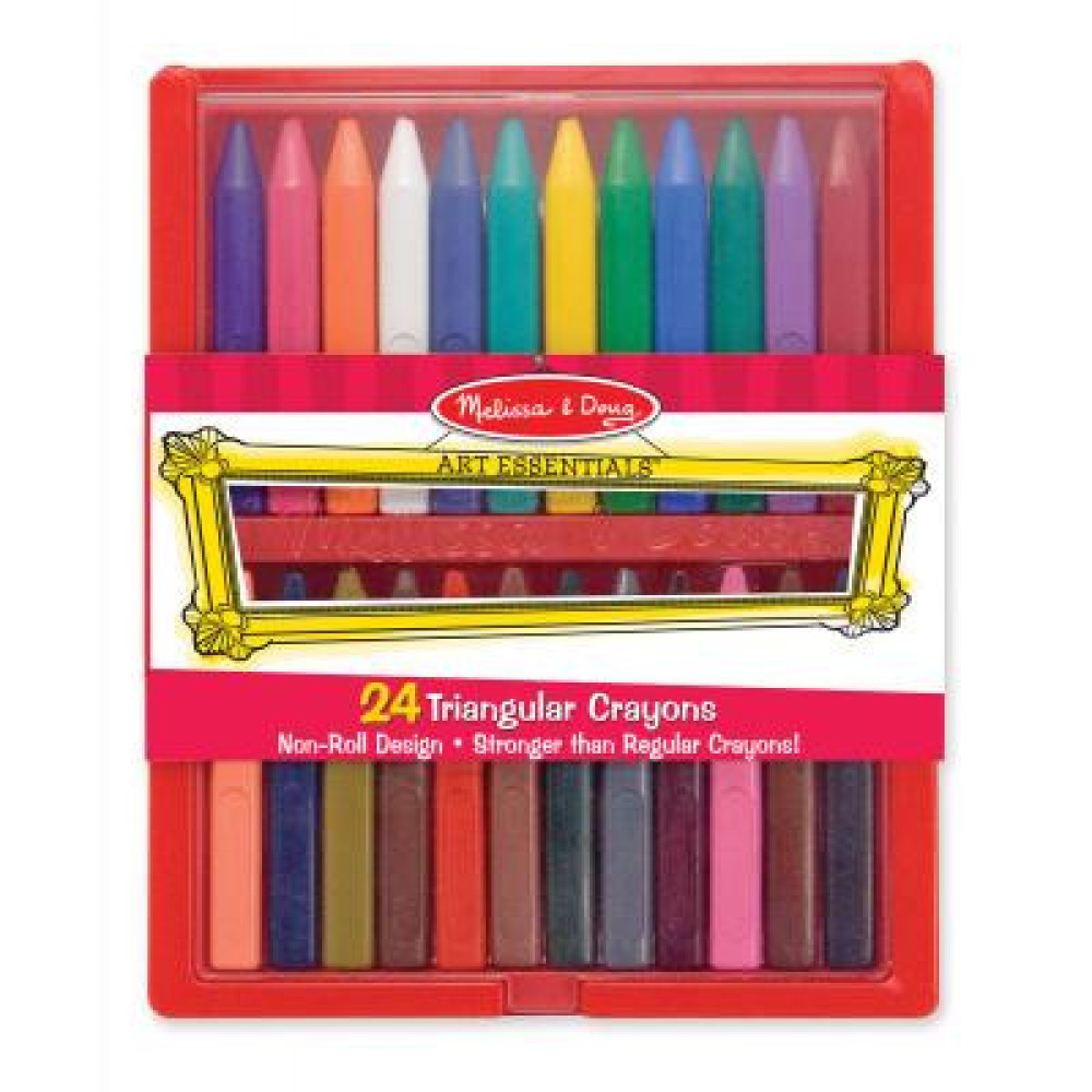 Олівці кольорові Melissa&Doug Дрібні полімерні 24 кольори (MD4136)