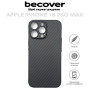Чохол до мобільного телефона BeCover Carbonite Case (MagSafe) для Apple iPhone 16 Pro Max Black (712069) Чохол до мобільного телефона BeCover Carbonite Case (MagSafe) для Apple iPhone 16 Pro Max Black (712069)