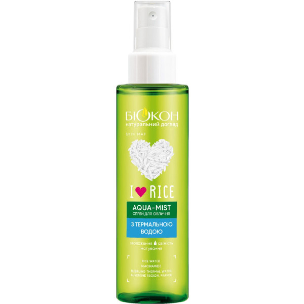 Термальна вода Біокон I Love Rice 110 мл (4823110303443)