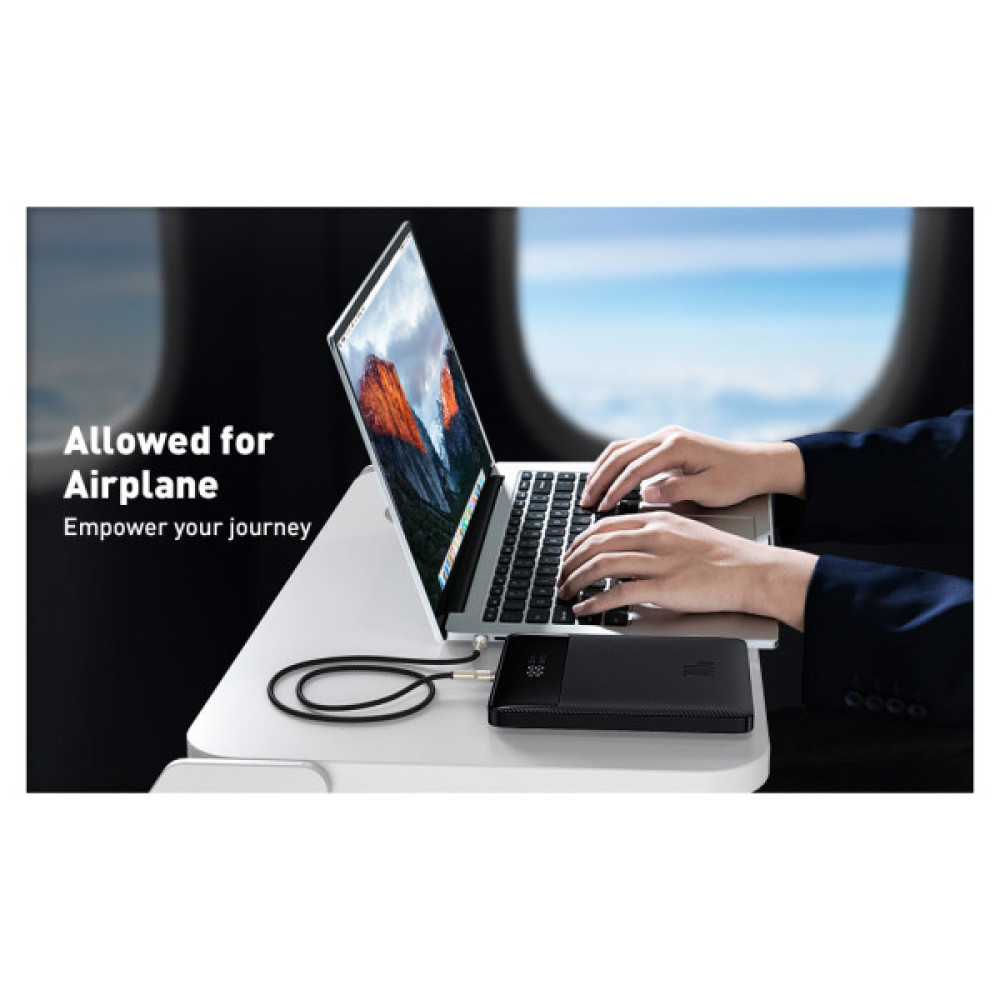 Батарея універсальна Baseus Blade Digital Display 20000mAh PD/100W, Black (PPDGL-01, PPBLD100-S) (PPBL000201 / PPBLD100-X)