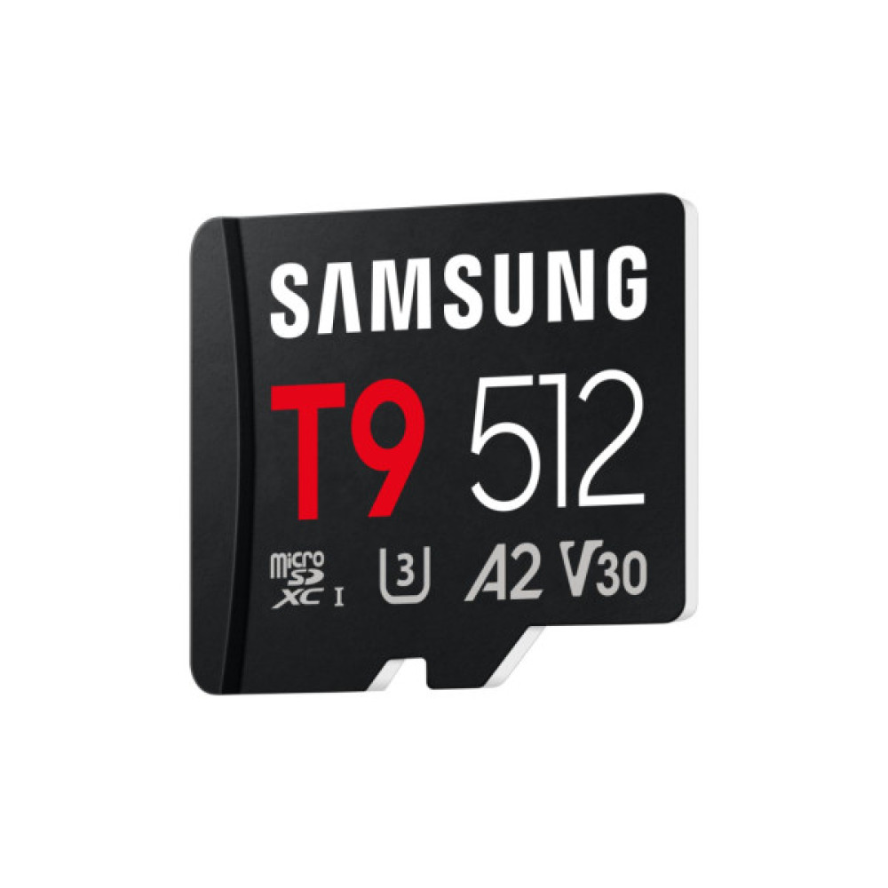 Карта пам'яті Samsung 512GB microSDXC class 10 UHS-I U3 V30 A2 T9 (MB-MH512T/WW)