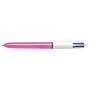Ручка масляна Bic 4 in 1 Colours Shine Pink рожева (bc982875) Ручка масляна Bic 4 in 1 Colours Shine Pink рожева (bc982875)