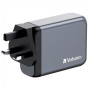 Зарядний пристрій Verbatim GaN 100 W 4 ports (2xUSB-C-100 W,USB-C 65 W /USB-A -3.0) (32202) Зарядний пристрій Verbatim GaN 100 W 4 ports (2xUSB-C-100 W,USB-C 65 W /USB-A -3.0) (32202)