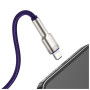 Дата кабель USB 2.0 AM to Lightning 1.0m 2.4A metal purple Baseus (CALJK-A05) Дата кабель USB 2.0 AM to Lightning 1.0m 2.4A metal purple Baseus (CALJK-A05)