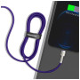 Дата кабель USB 2.0 AM to Lightning 1.0m 2.4A metal purple Baseus (CALJK-A05) Дата кабель USB 2.0 AM to Lightning 1.0m 2.4A metal purple Baseus (CALJK-A05)