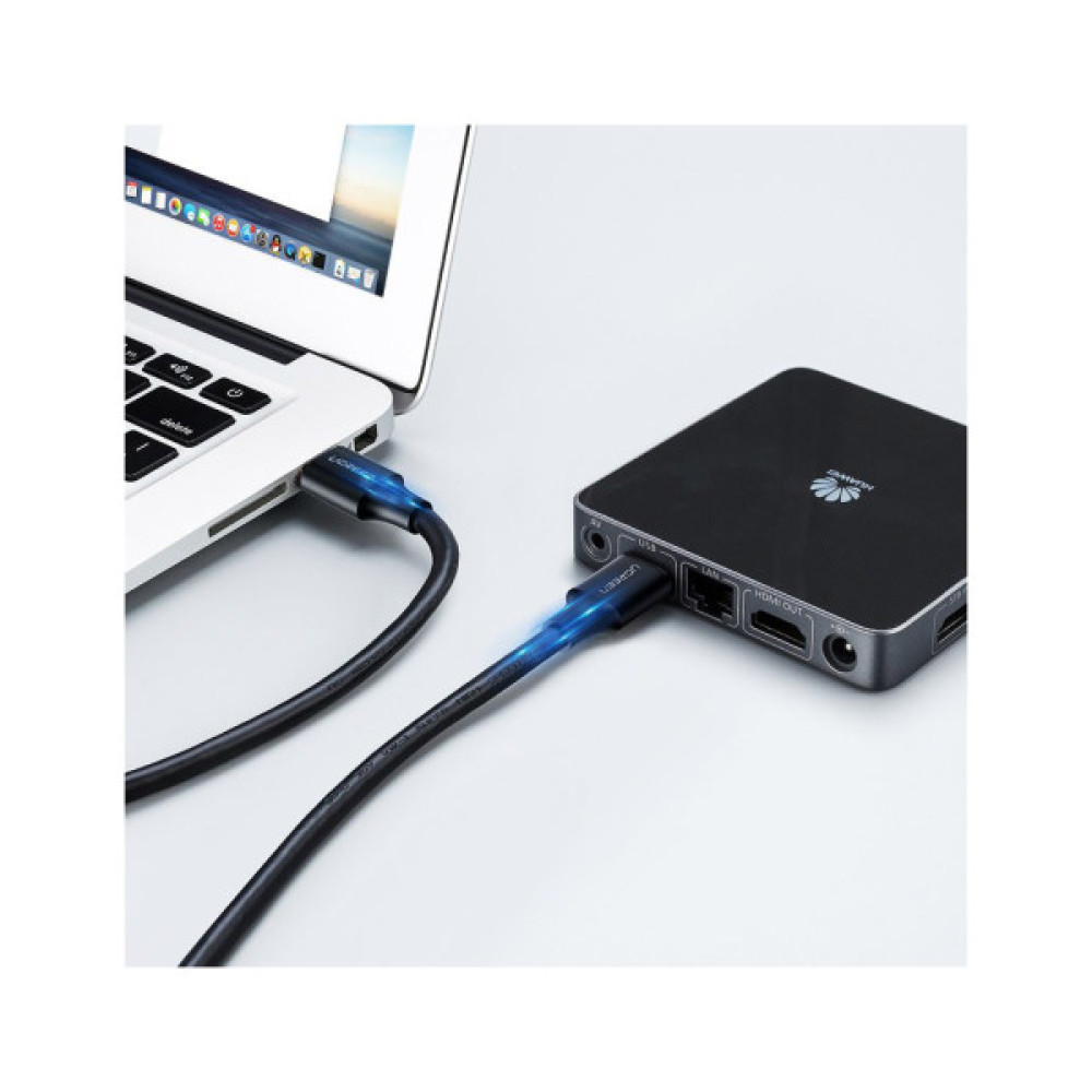 Дата кабель USB 2.0 AM/AM 0.5m US102 black Ugreen (10308)