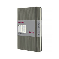 Тижневик Axent датований 2026 Partner Lines, 145х210, сірий (8815-26-03-A)