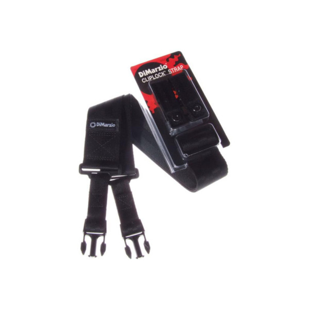 Ремінь для гітари DiMarzio 2 Inch Nylon ClipLock Black (DD2200BK)