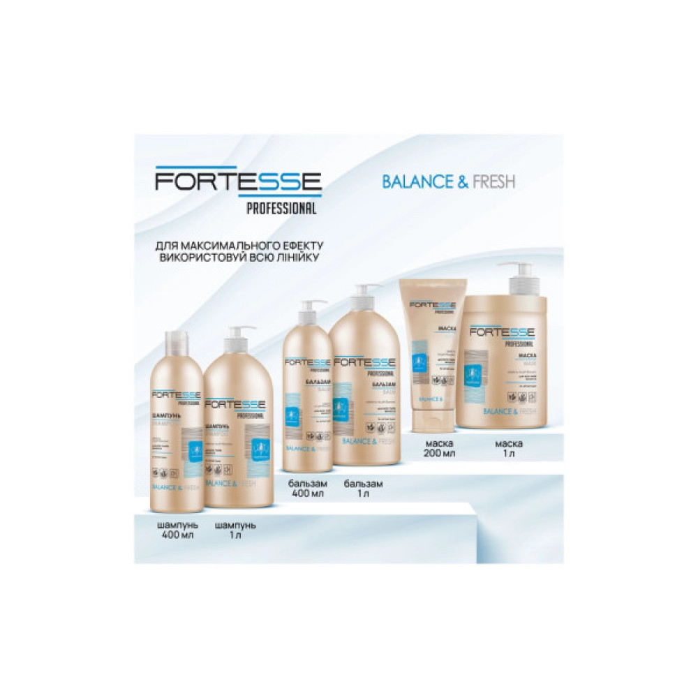 Шампунь Fortesse Professional Balance & Fresh 1000 мл (4820000306201)