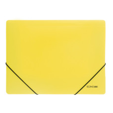 Папка на резинках Economix А4 фактура "помаранч", жовта (E31633-05)