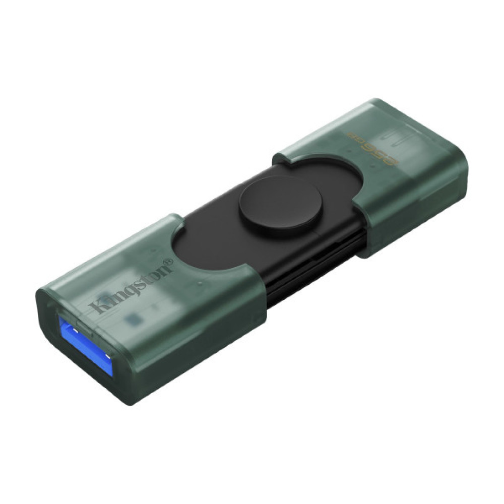 Накопичувач Kingston  256GB USB 3.2 Type-A + Type-C DT DuoG2