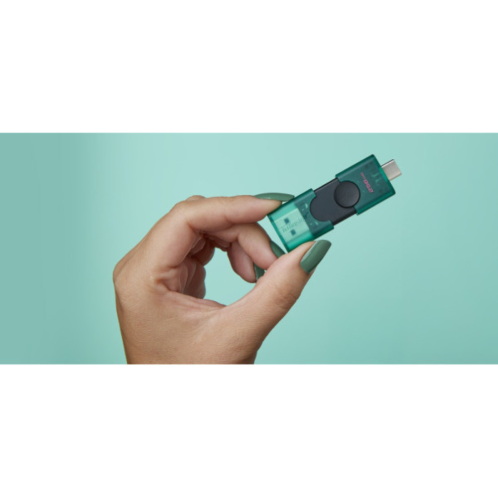 Накопичувач Kingston  256GB USB 3.2 Type-A + Type-C DT DuoG2