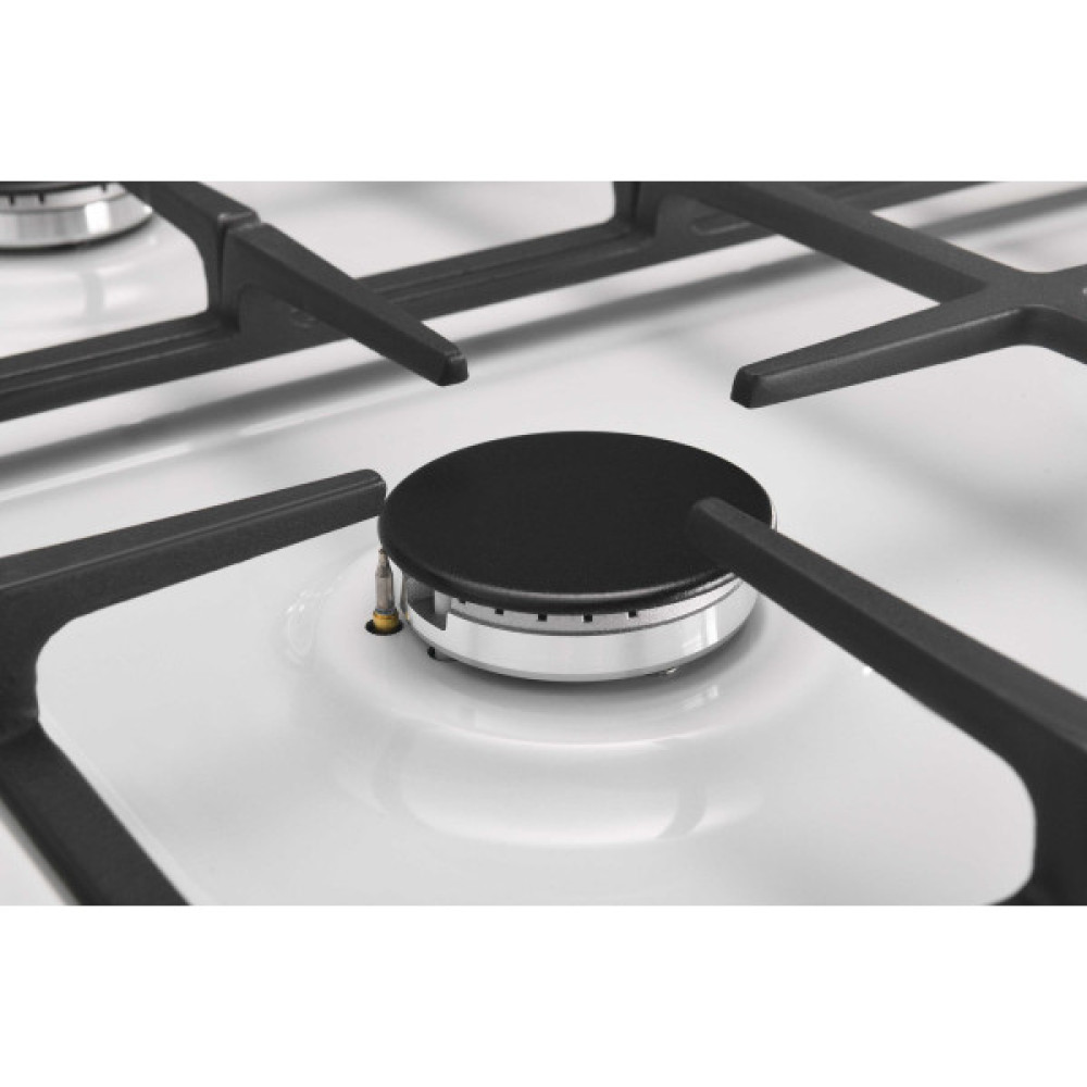 Плита ARDESTO комбі Elegance, 66л, 60x60см, конвекція, чавун, підсвічування, форсунки LPG (підключення газового балона), знімні направляючі, білий