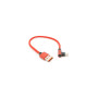 Дата кабель USB 2.0 AM to USB-C 0.25m QC3.0 PD 90° corner braided red Voltronic (YT-USB-TypeC-2.0m/R)