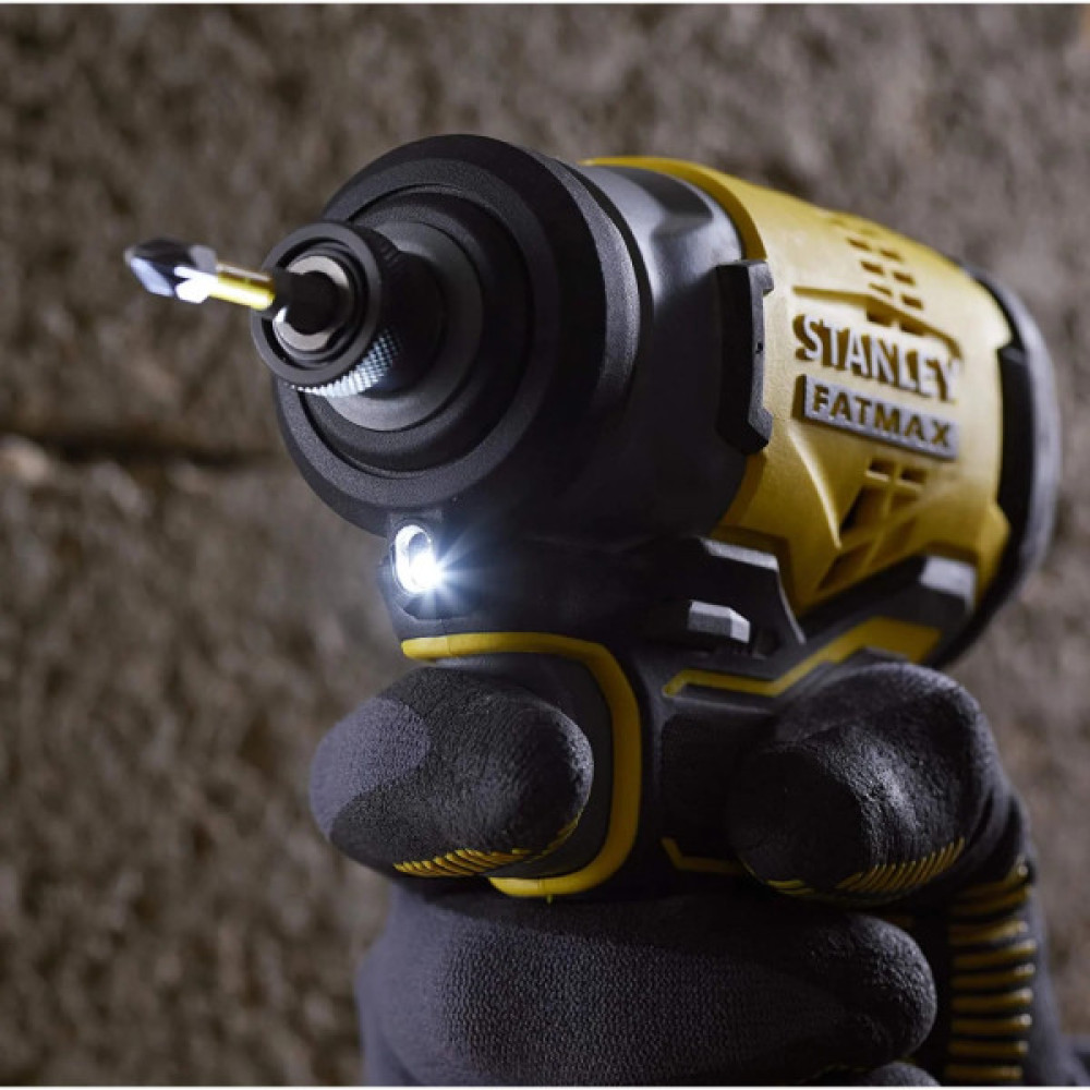 Шуруповерт Stanley FatMax, Li-Ion 18В, 2x2Ah, 165 Нм, 2800 об/хв, 3100 уд/хв, 3.48 кг, кейс (SFMCF810D2K)