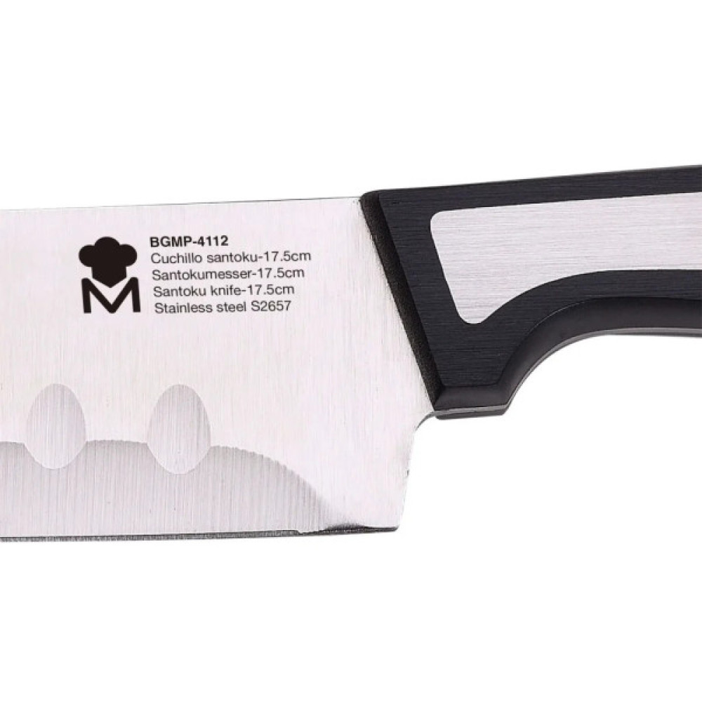 Кухонний ніж MasterPro Sharp Сантоку 17,5 см (BGMP-4112) Кухонний ніж MasterPro Sharp Сантоку 17,5 см (BGMP-4112)