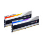 Модуль пам'яті для комп'ютера DDR5 32GB (2x16GB) 6000 MHz Trident Z5 RGB Silver G.Skill (F5-6000J4040F16GX2-TZ5RS) Модуль пам'яті для комп'ютера DDR5 32GB (2x16GB) 6000 MHz Trident Z5 RGB Silver G.Skill (F5-6000J4040F16GX2-TZ5RS)