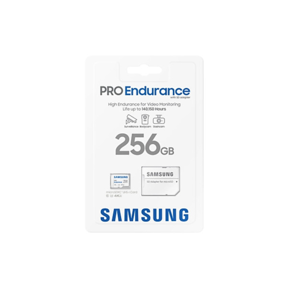 Карта пам'яті Samsung 256GB microSDXC class 10 UHS-I U3 V30 Pro Endurance (MB-MJ256KA/EU)