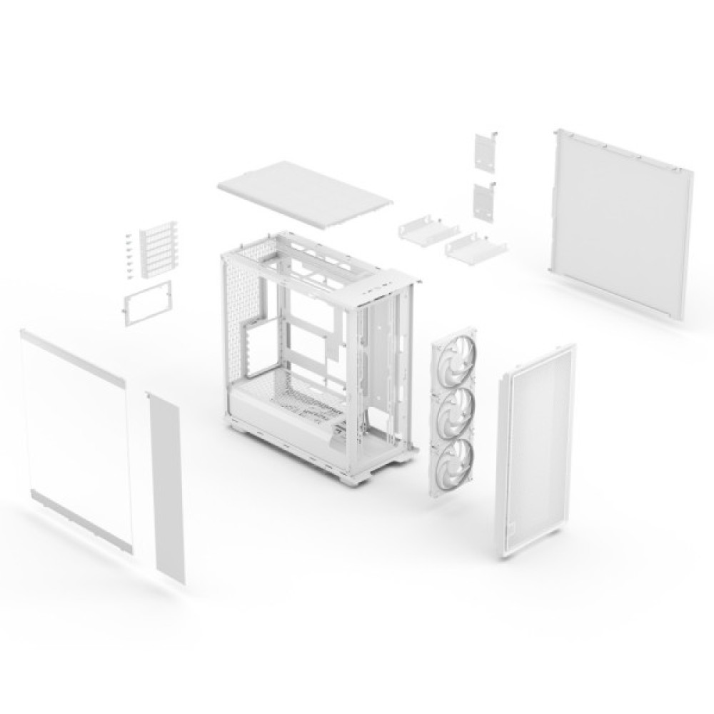 FRACTAL DESIGN Epoch XL White TG RGB CT (FD-C-EPO1X-05)
