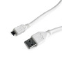 Дата кабель USB 2.0 AM to Micro 5P 1.0m Cablexpert (CCP-mUSB2-AMBM-W-1M)