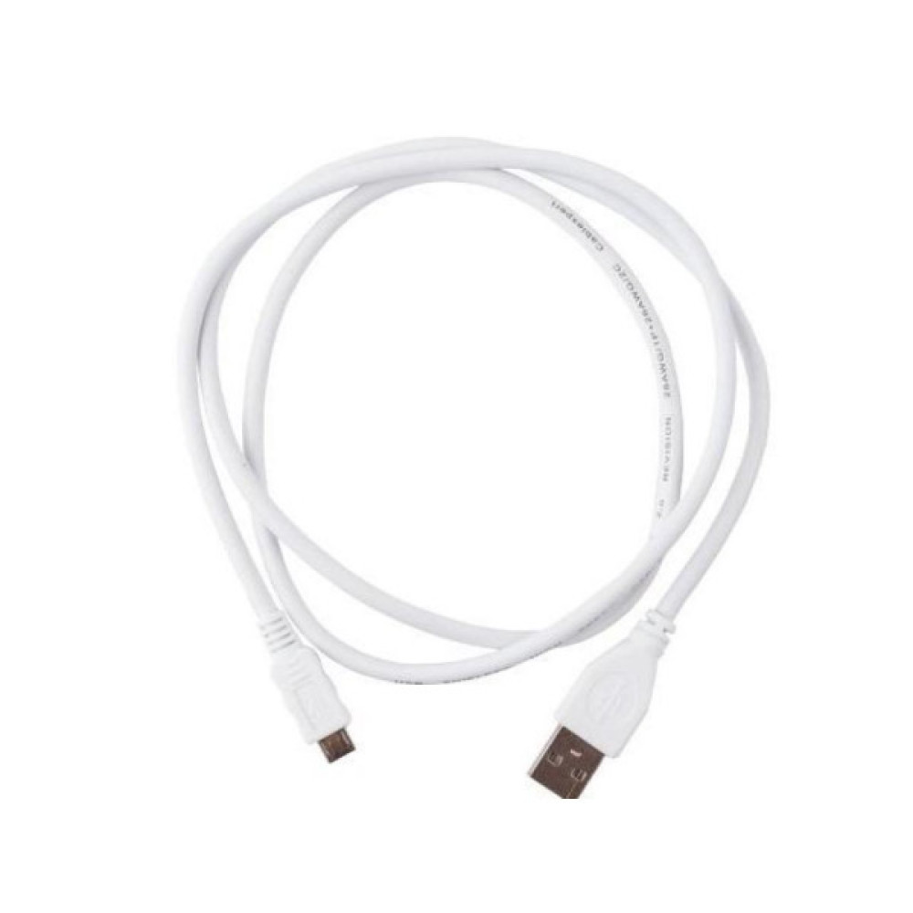 Дата кабель USB 2.0 AM to Micro 5P 1.0m Cablexpert (CCP-mUSB2-AMBM-W-1M)