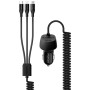 Зарядний пристрій Promate 17W USB + Multi-Connector (voltrip-uni.black) Зарядний пристрій Promate 17W USB + Multi-Connector (voltrip-uni.black)