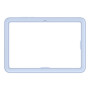Чохол до планшета Samsung Frame Cover Samsung Galaxy Tab S11 Blue (EF-JX730CLEGWW)