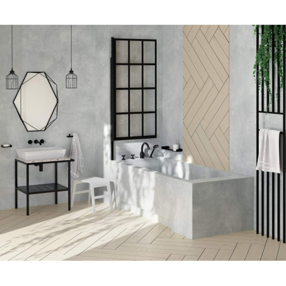 Полиця Deante Mokko пласка, чорна