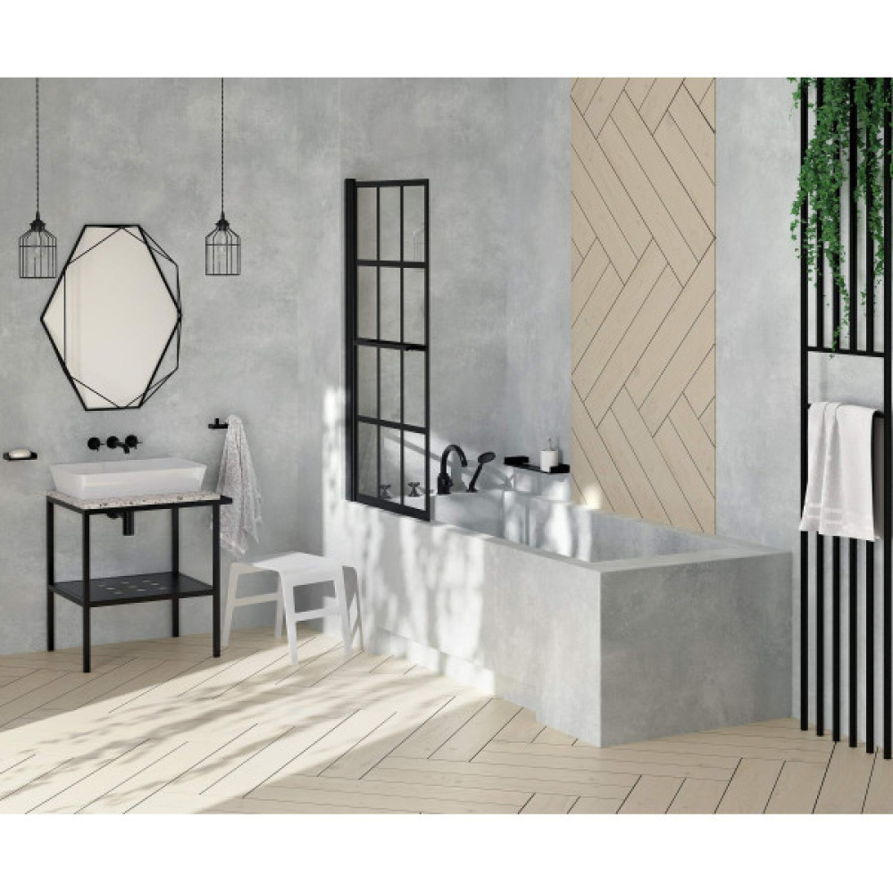 Полиця Deante Mokko пласка, чорна