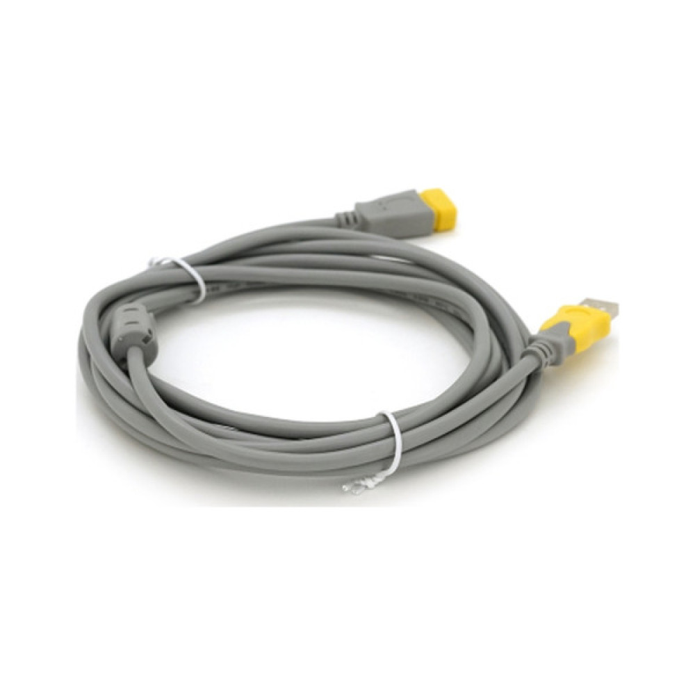 Дата кабель USB 2.0 AM/AF 3.0m ferrite grey yellow V-LINK (YT-AM/AF-3.0GY)