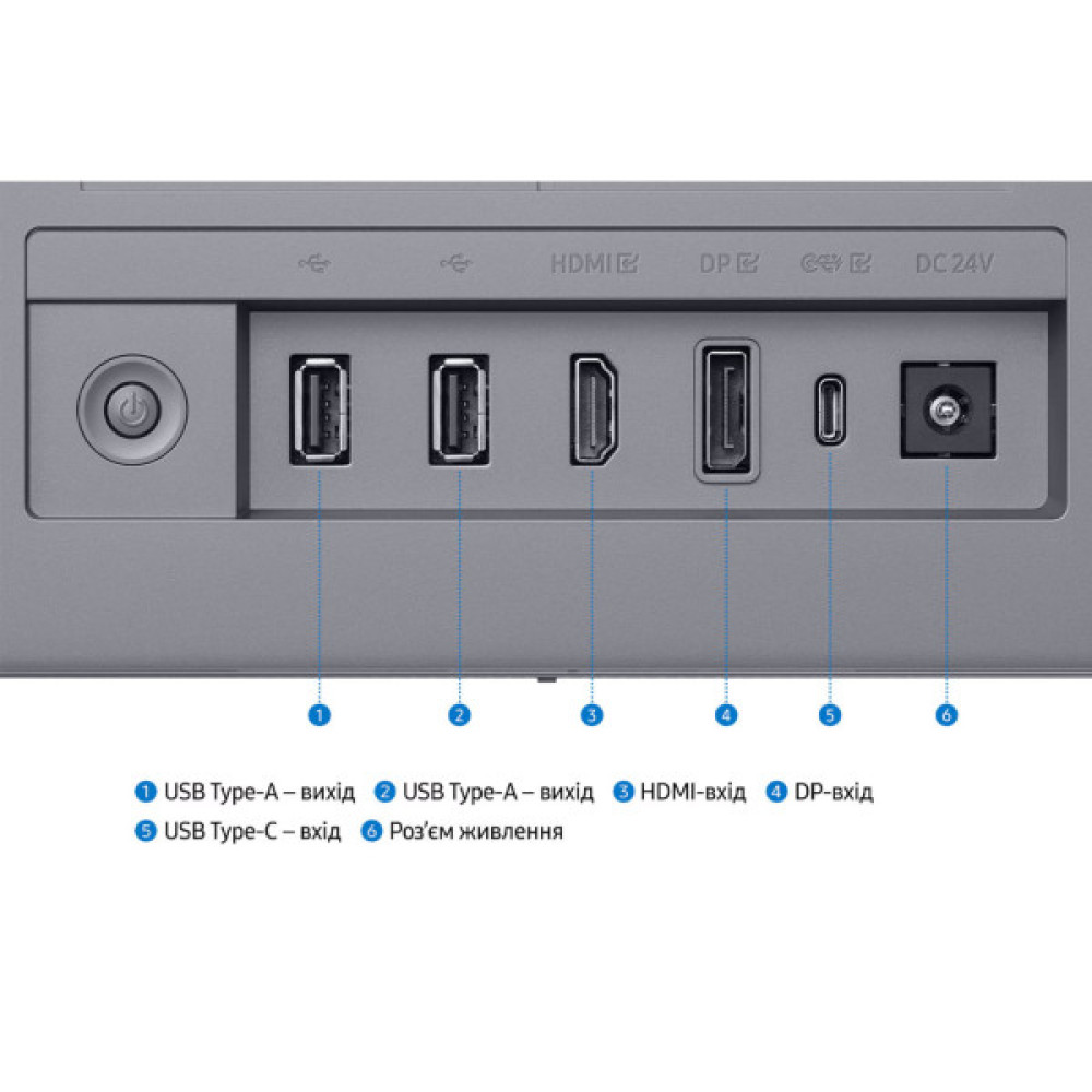 Монітор Samsung 32"S32FM902 HDMI, USB, Bluetooth, MM, OLED, 3840x2160, 165Hz, 0.03ms, HDR10+