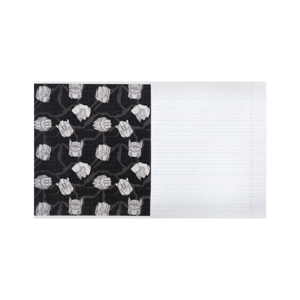 Зошит Kite Transformers, 12 аркушів, коса лінія (TF25-235)