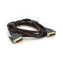 Кабель мультимедійний DVI M to DVI M 3.0m 24+1pin black/red Merlion (YT-DVI(M)/(M)NY/RD-3.0m)