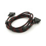 Кабель мультимедійний DVI M to DVI M 3.0m 24+1pin black/red Merlion (YT-DVI(M)/(M)NY/RD-3.0m)