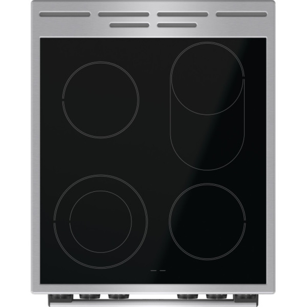 Плита Gorenje електрична склокерамічна, 70л, 50x60см, дисплей, програматор, нерж