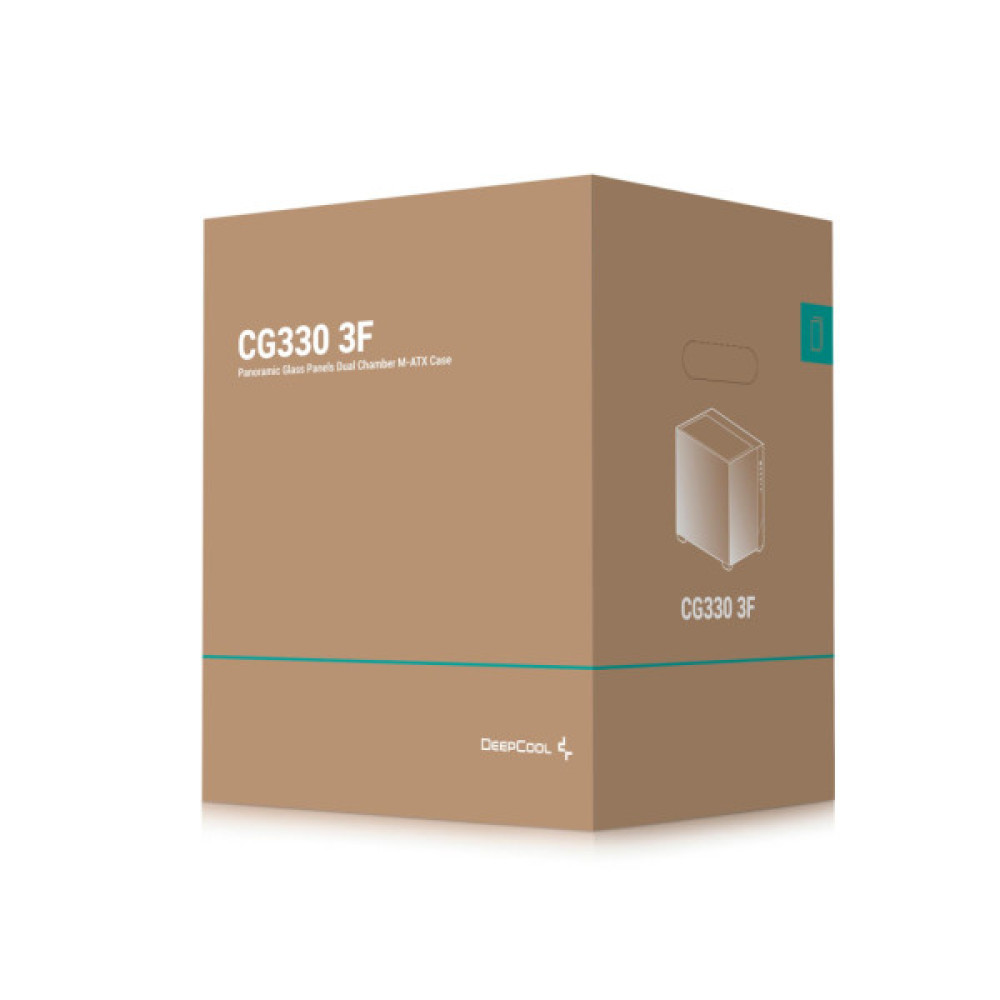 Корпус для ПК Deepcool CG330 3F Black (R-CG330-BKNGM3-G)
