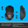 Мишка Logitech M330 Silent plus Black (910-004909) Мишка Logitech M330 Silent plus Black (910-004909)