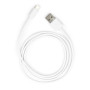 Дата кабель USB 2.0 AM to Lightning PVC 1m white Vinga (VCPDCL1W) Дата кабель USB 2.0 AM to Lightning PVC 1m white Vinga (VCPDCL1W)