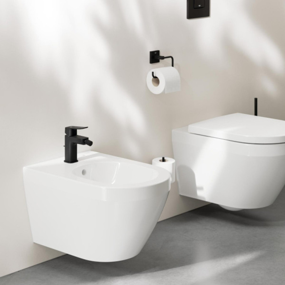 Змішувач для біде Grohe QuickFix Dice Black неповоротний, матовий чорний