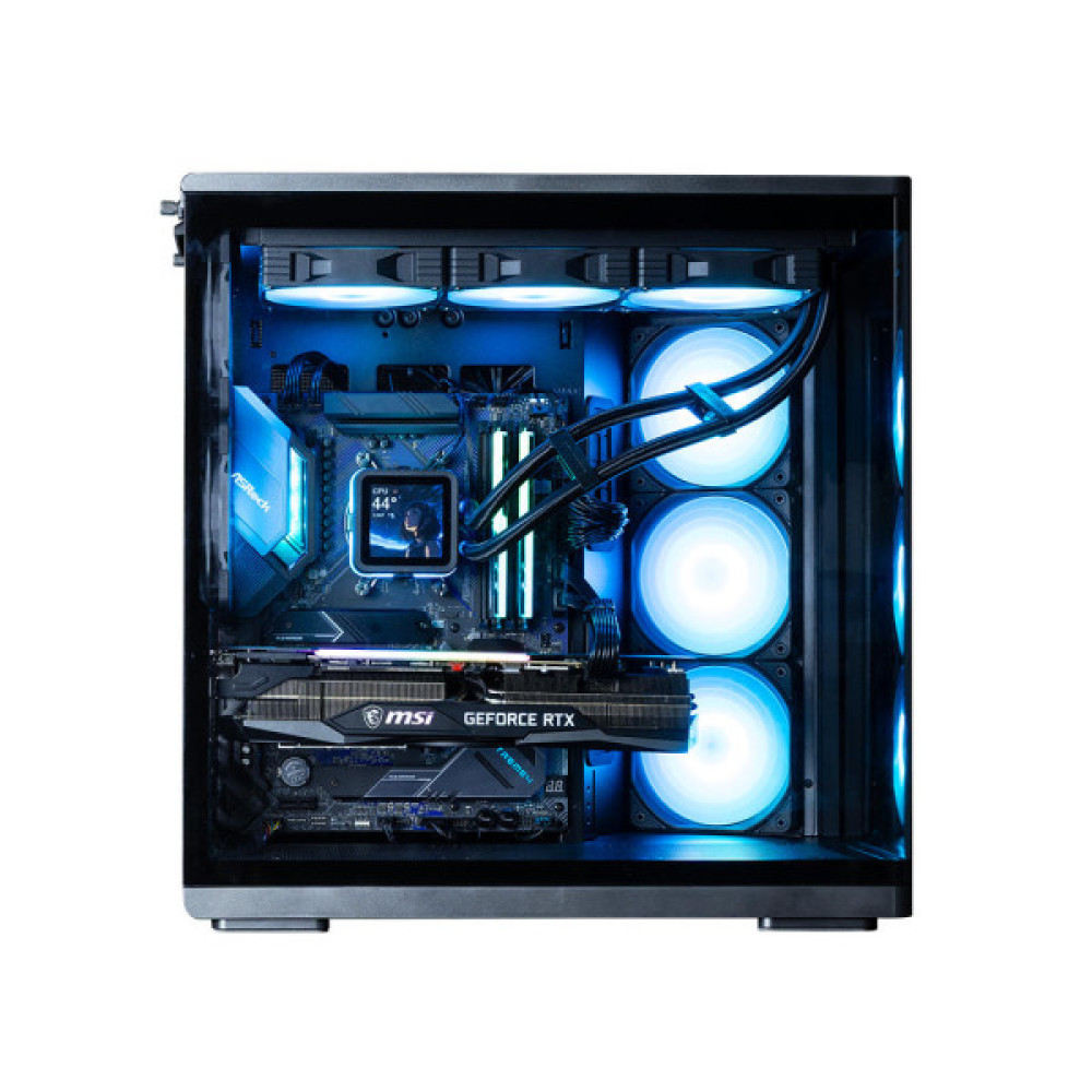 Корпус Zalman P60 без БЖ, 2xUSB3.0, 1x Type C, 3x120мм ARGB Reverse, 2x120мм ARGB, VGA 435мм, LCS ready, Curved Tempered Glass, Dual Chamber, ATX, чорний