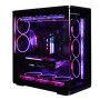 Корпус Zalman P60 без БЖ, 2xUSB3.0, 1x Type C, 3x120мм ARGB Reverse, 2x120мм ARGB, VGA 435мм, LCS ready, Curved Tempered Glass, Dual Chamber, ATX, чорний