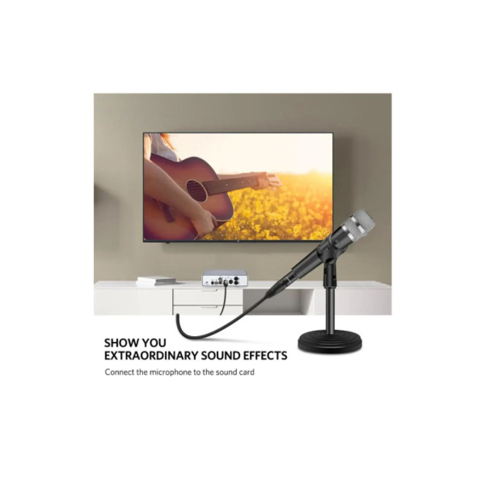 Кабель мультимедійний XLR M to XLR F 2.0m AV130 black UGREEN (20710)